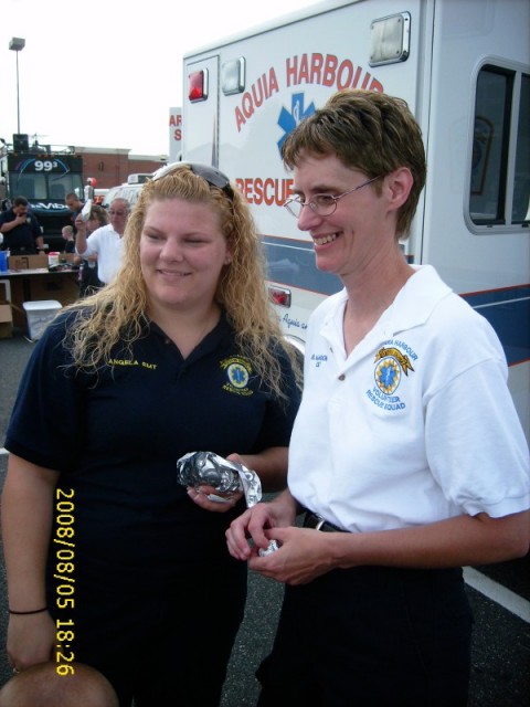 With National Night Out coming near, a look back at National Night Out 2008 - Angela & Barb